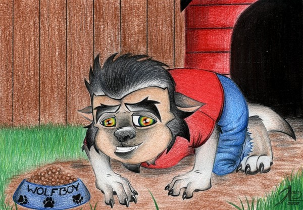 A WolfBoy In Your Backyard.