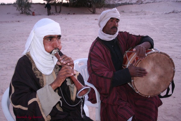 Musicians in the Sahara Desert
