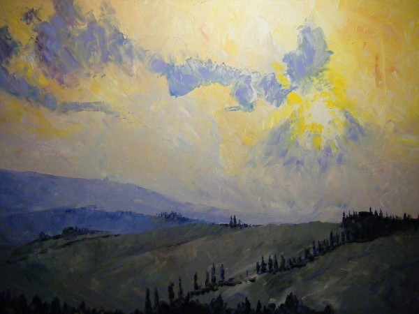 tramonto in valtiberina