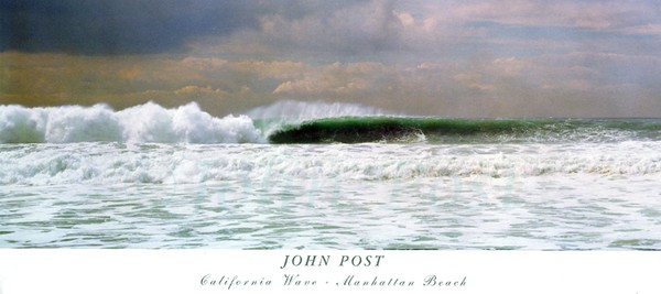 California Wave -poster 16x36 (c)John Post