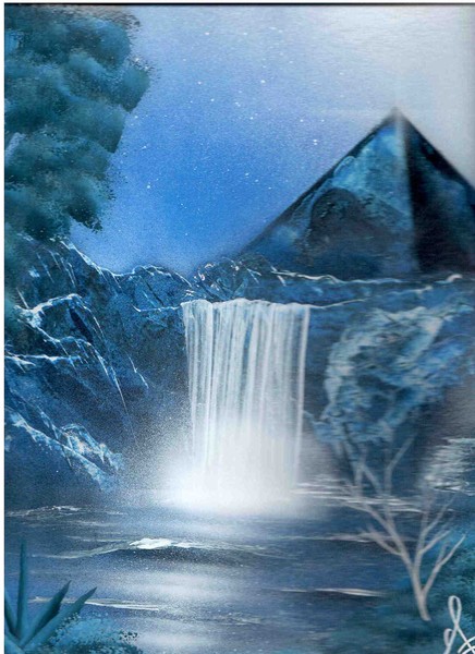 blue night