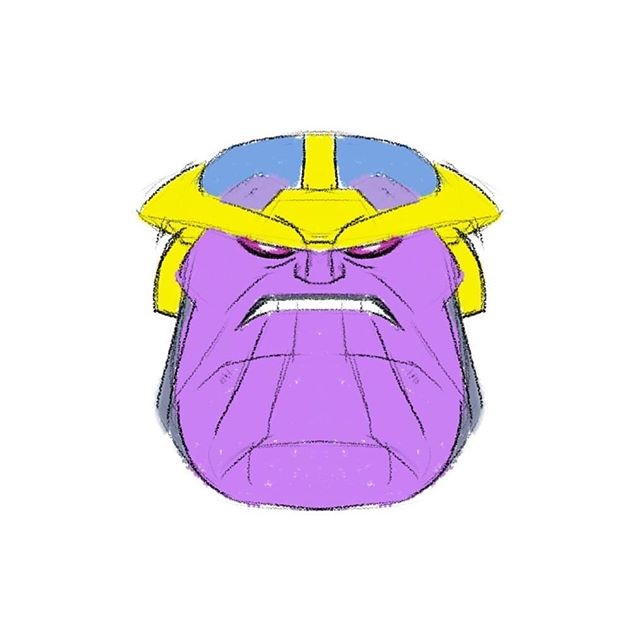 Thanos thanos avengers endgame marvel sketchbookpro