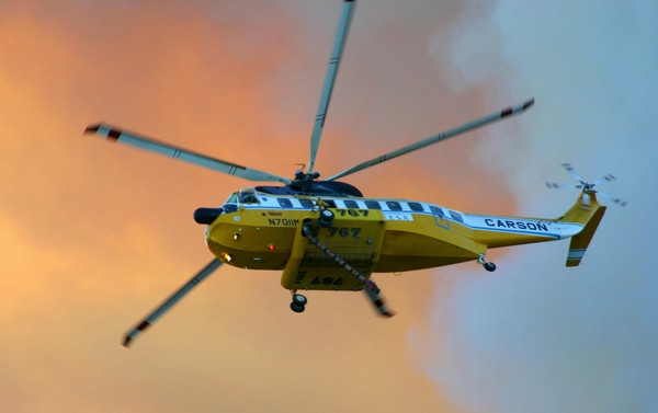 Bush Fire Helicopter 