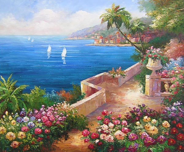 Seashore Resorts Oil Painting from Doupine [HS0029