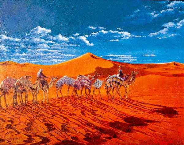 Crossing the Sand Dune.
