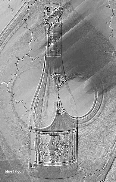 embossed bottle