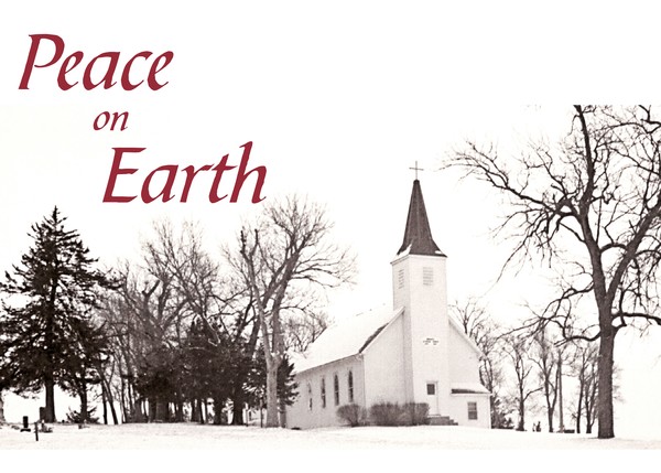 Black and White Church, Christmas Card , ne430c