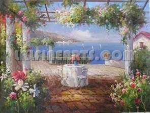 Garden and sea