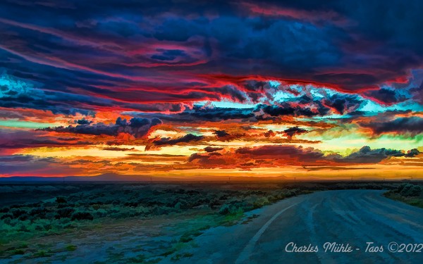 Taos sunset IV