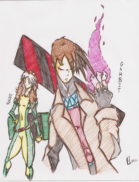 Gambit and Rogue