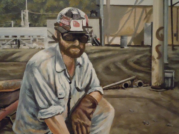 Miner At Vestaburg Mine