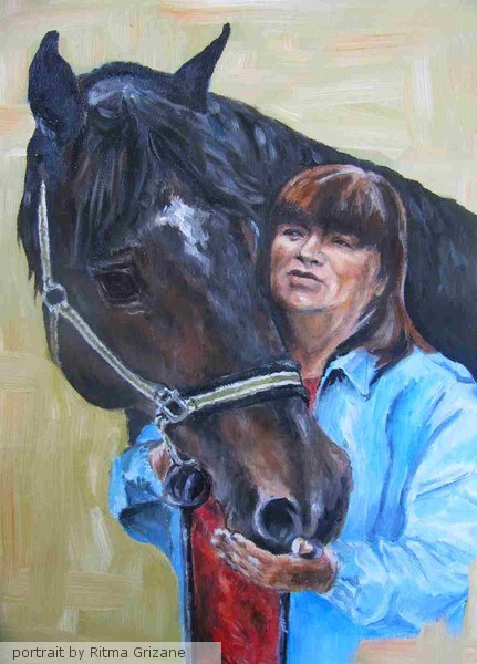 proud equine owner