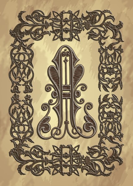 Celtic Wood Monogram 
