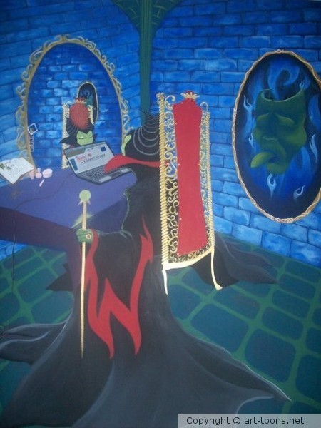 lonely maleficent