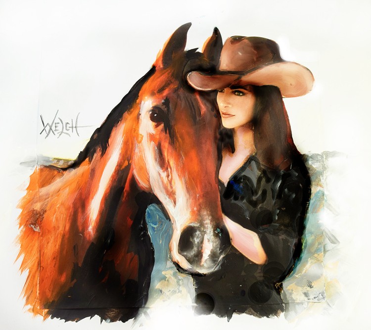GIRL WITH HORSE