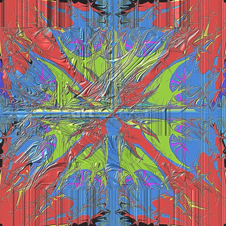 abstract blue-red