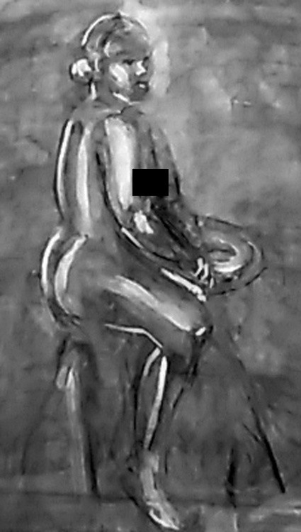 Joseline Cropped Drawing