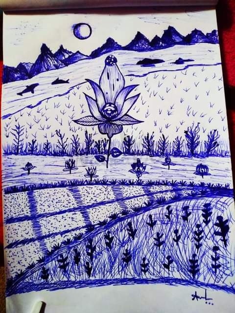 Pen art..ammulu..
