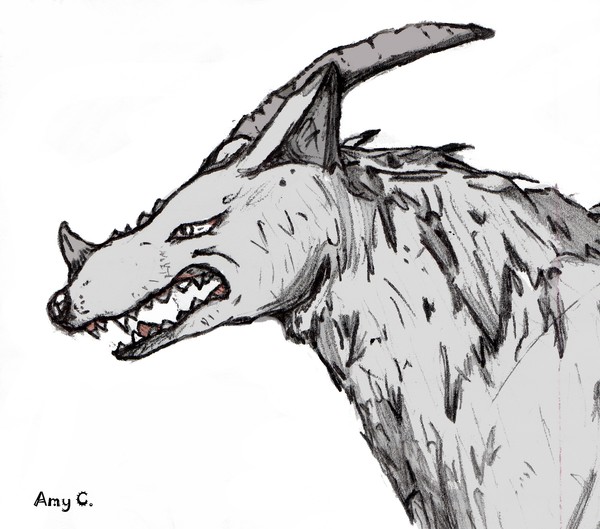 Wolflike creature