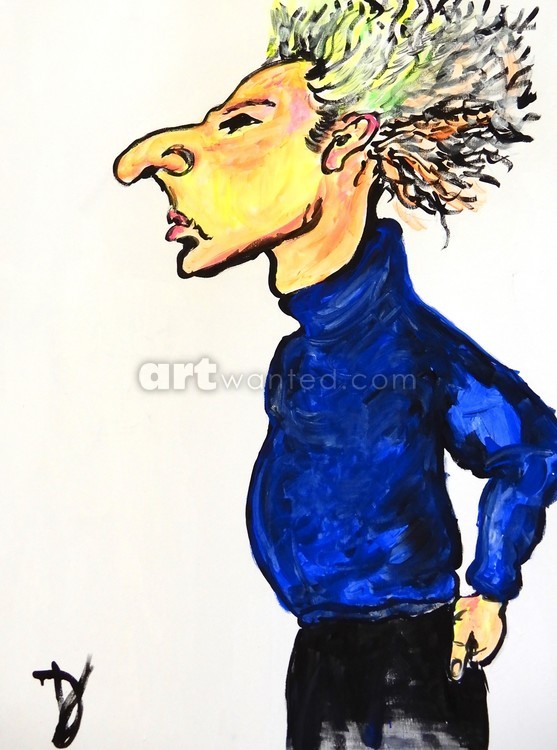 Art Garfunkel Caricature