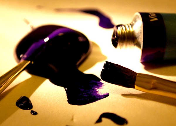 Purple paint