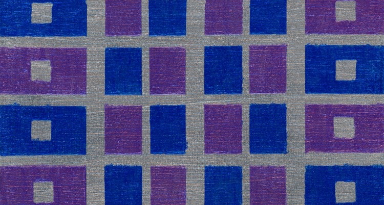 Blue, Lilac and Gray