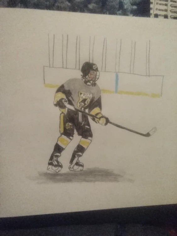 Hockey Player portrait # 2