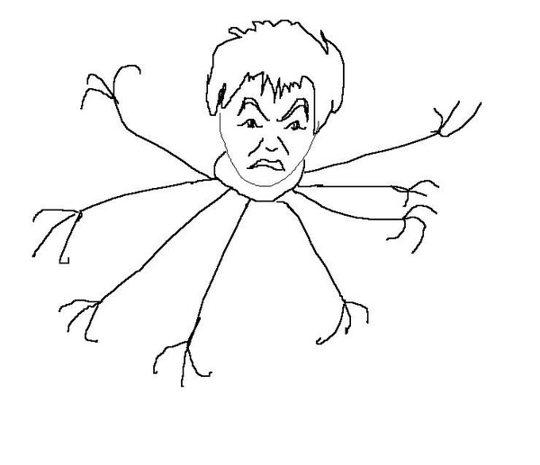 Spider Neck Man