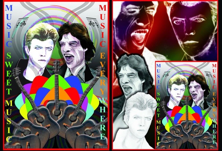 Bowie and jagger