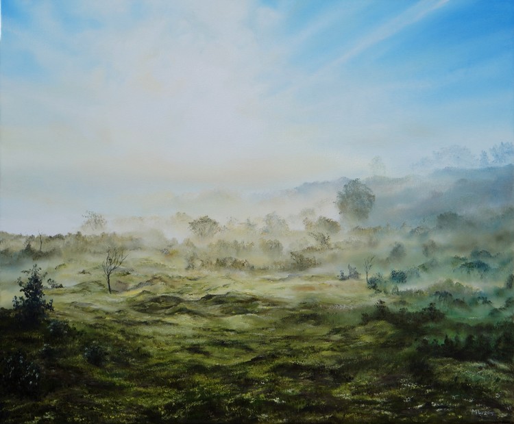 Duinen in mist / Dunes