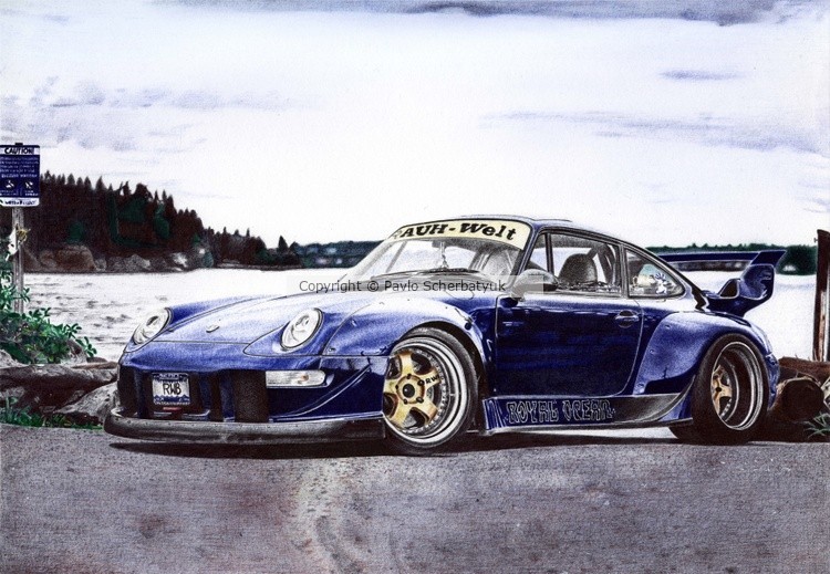 RWB Porsche 911(993) Royal Ocean
