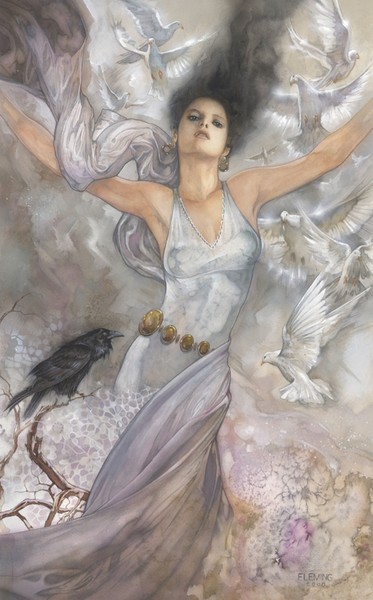 Doves & Raven