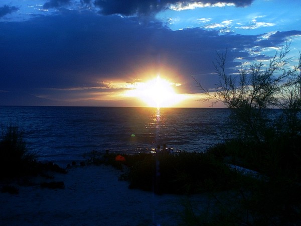 Sunset blue