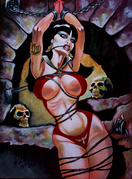 Vampirella in Acrylic
