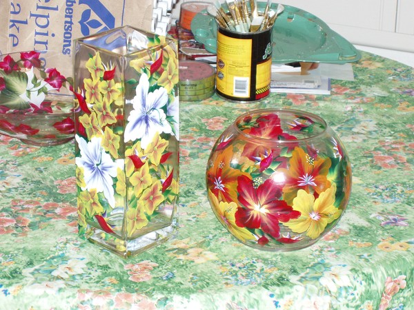 Florals on Vases