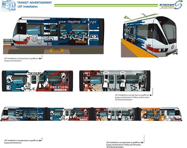 transit advertisement