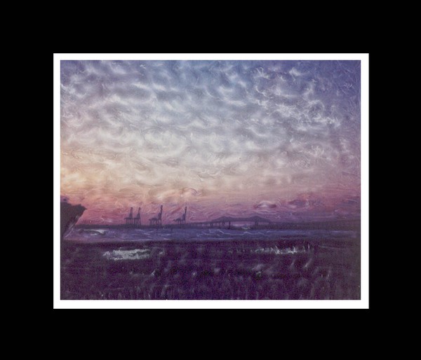 View from Patriots Point at Sunset