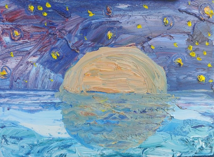 Moon Over The Water