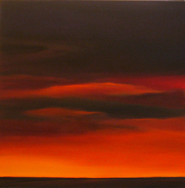 glowing sky