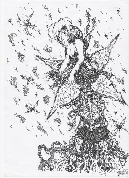 Metallick Flower lady