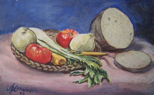 Veggies and Sliced Bread