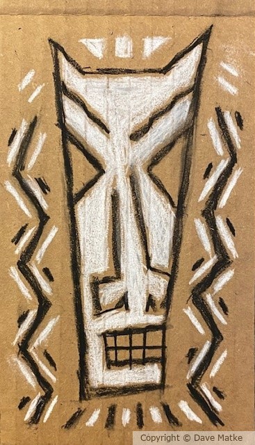 cardboard devil