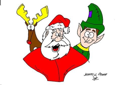 Santa and Friends
