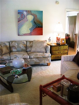 Photo of my work in collectors home