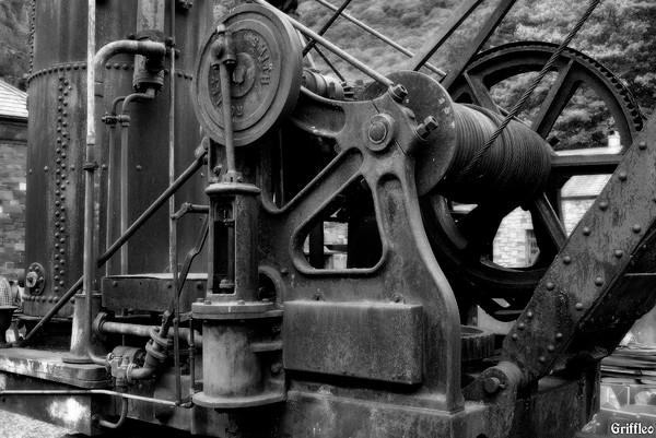VINTAGE STEAM CRANE (DETAIL)