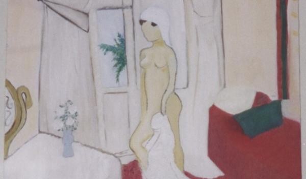 Matisse Nude in white turbine