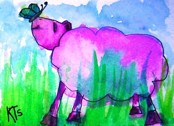 ACEO - Candy in the field