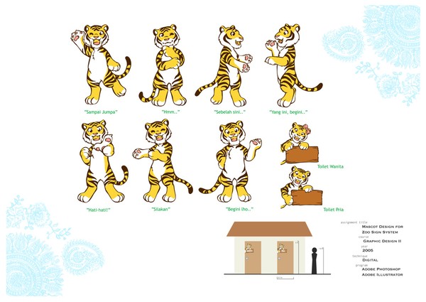 zoo sign system illustrations 03