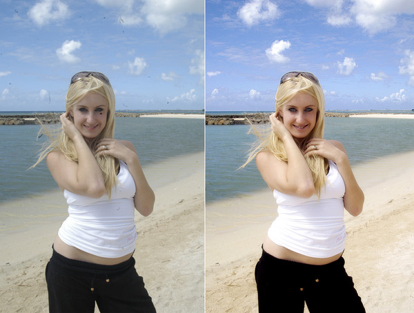 a beautiful girl in Mauritius