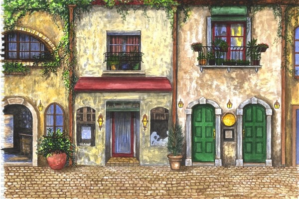 Italian street scene